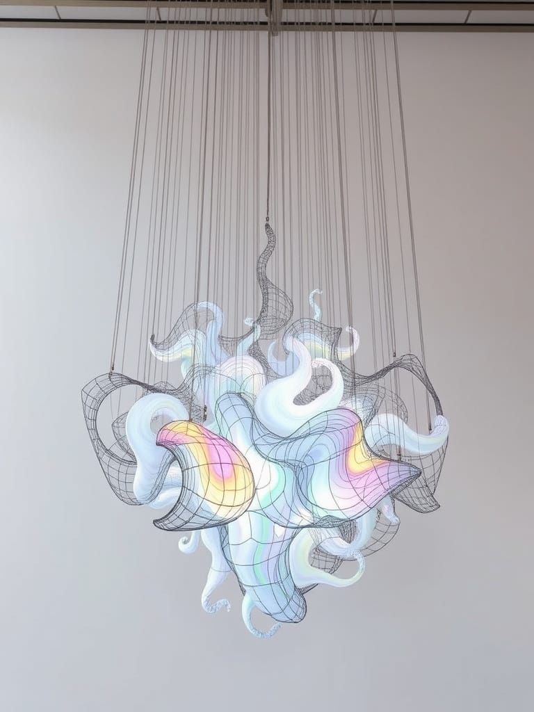 Ethereal Flowing Sculpture