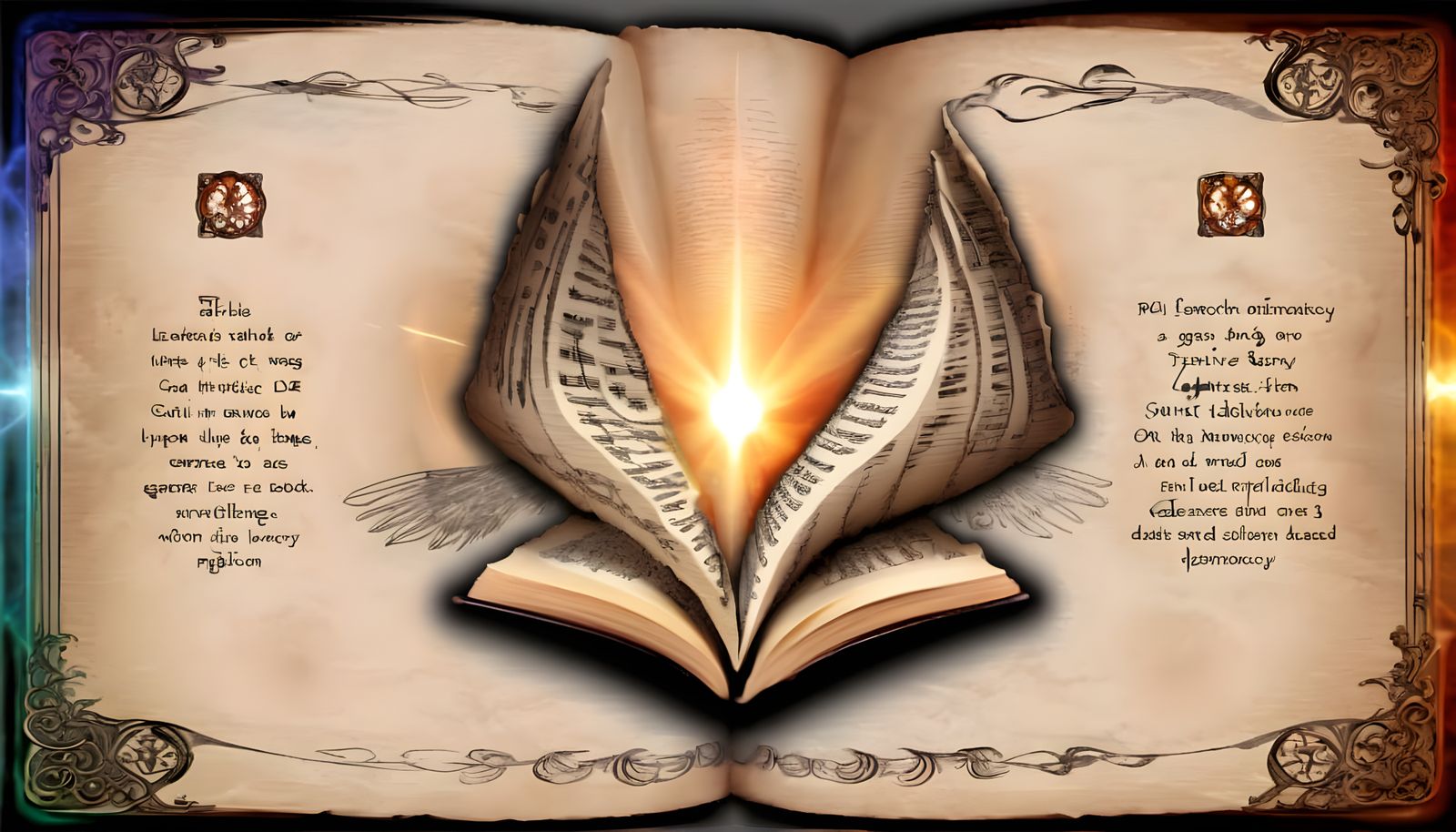 Inkheart Book Series in Fractal Wavefunction Style