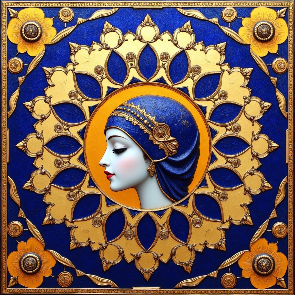 Ethereal Byzantine Portrait