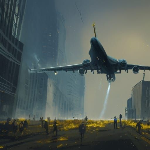 Burning Plane: Hyperdetailed Concept Art in Unreal Engine