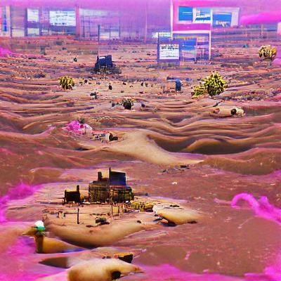 Endless Wasteland Landscape