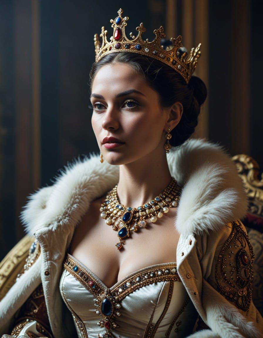 Gilded Monarchess in Regal Splendor