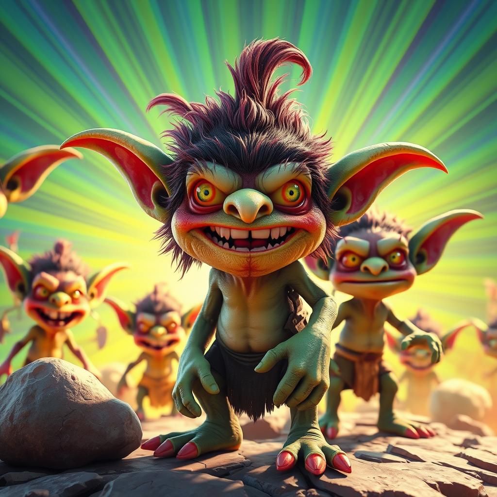 Vibrant Goons and Goblins in Fantastical 3D Realm