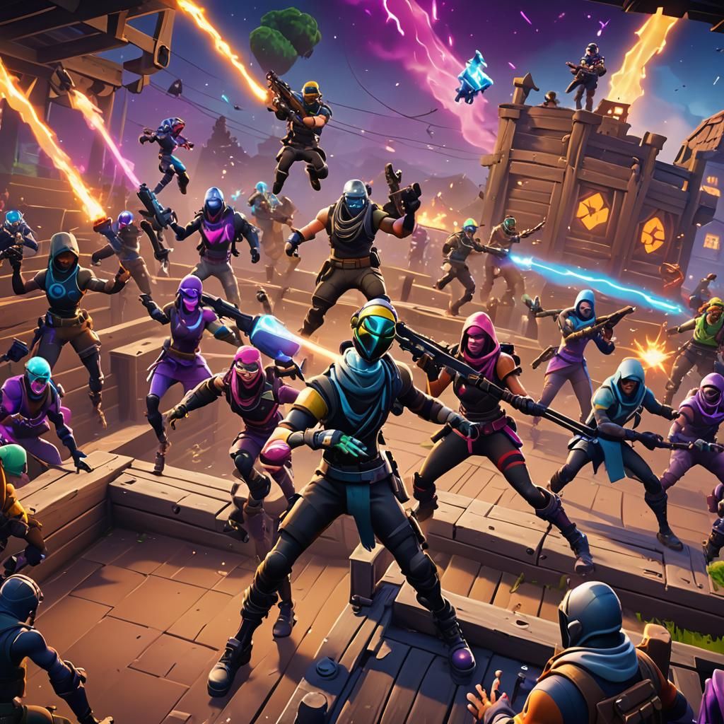 Epic Fortnite Battle Royale Showdown