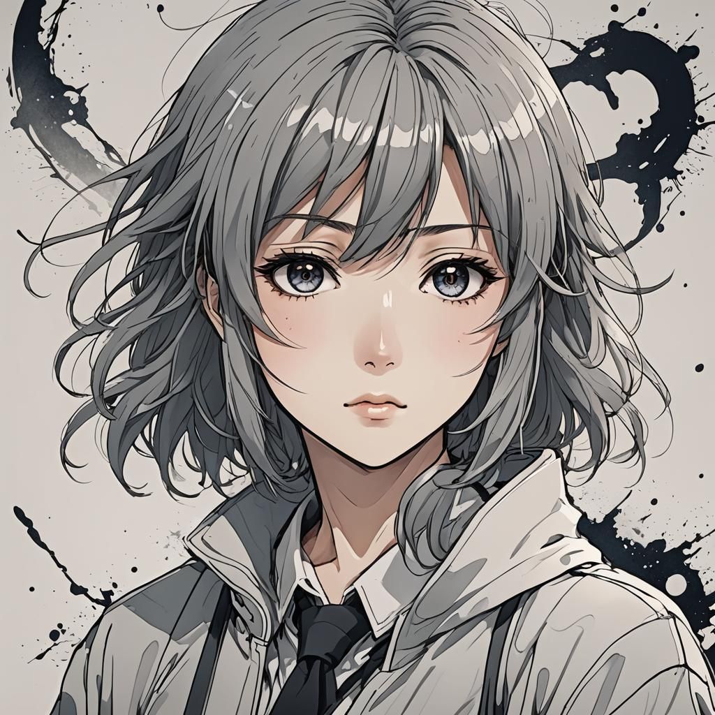 Anime Style Character Portrait