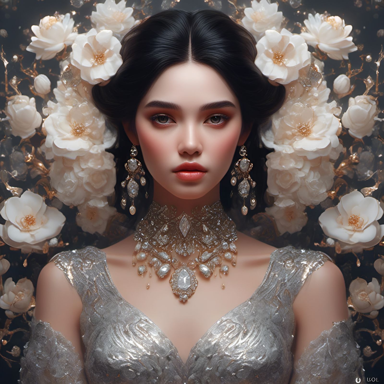 Gorgeous Woman in Hyperrealistic Portrait, 8k