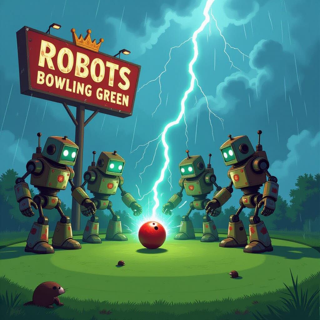 Robots Bowling in an Industrial Future