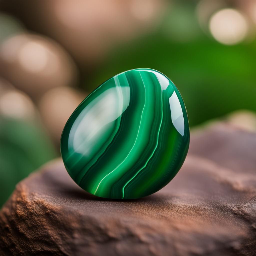 Green Sardonyx Stone: Professional Photography