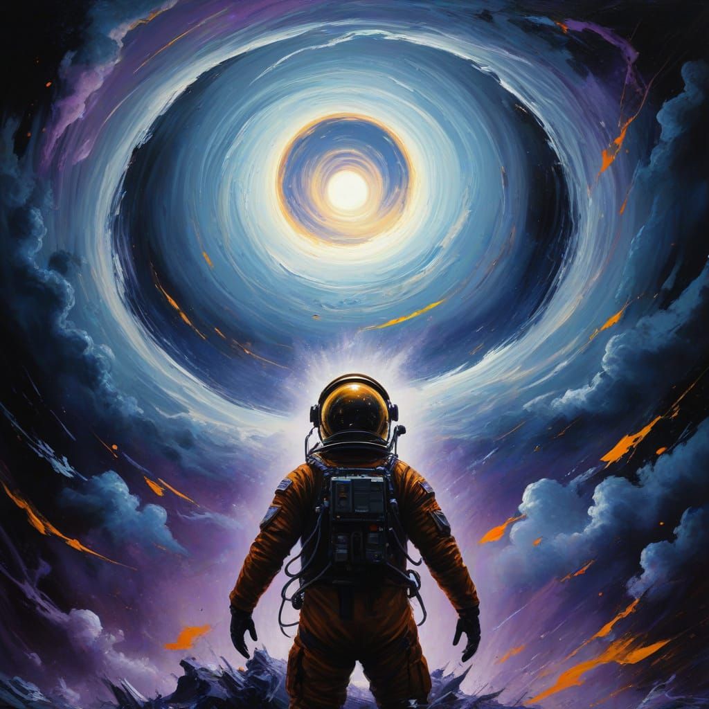 Reaching for light in endless darkness