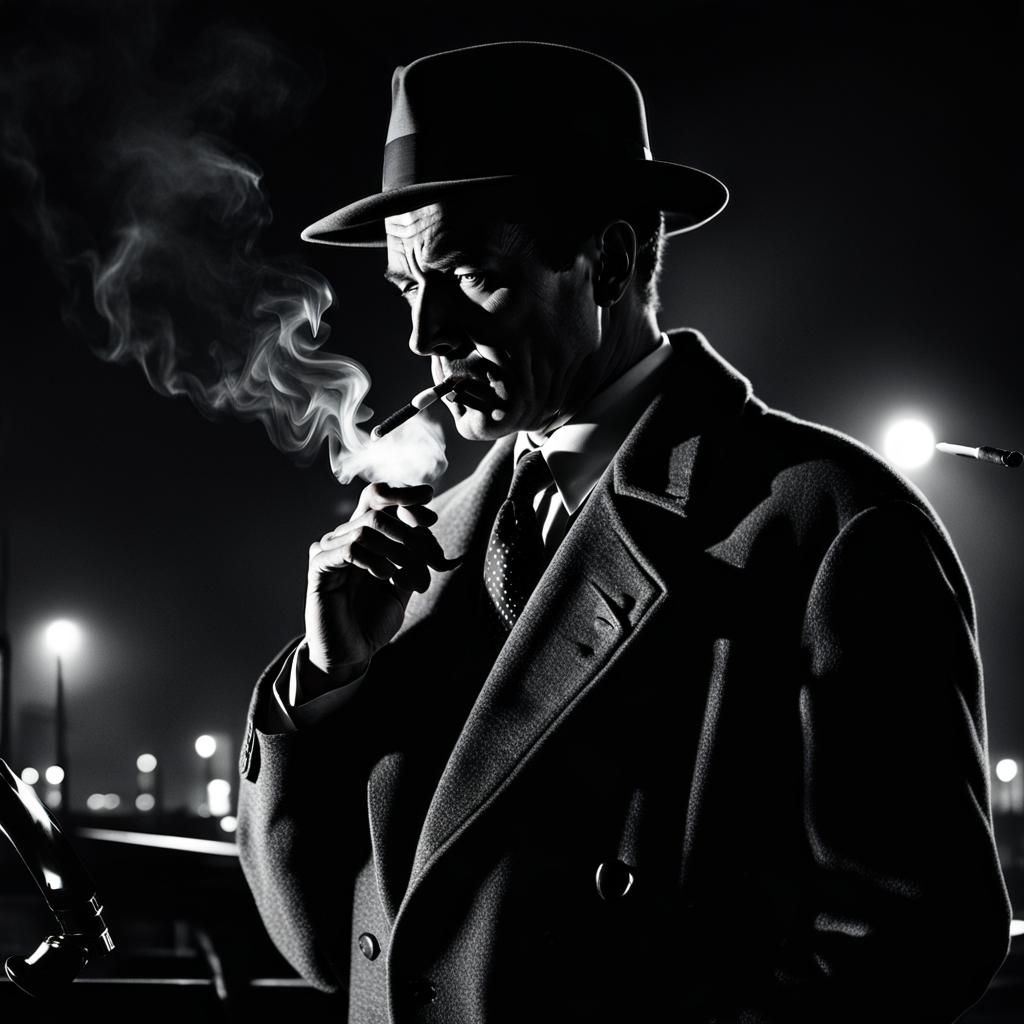 Detective Smoking: Film Noir Style