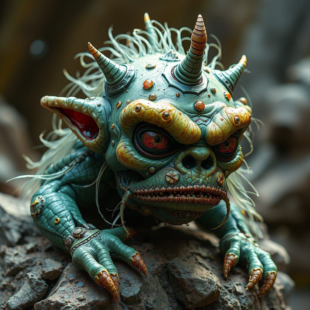 Ancient Weeping Rockstar Portrait