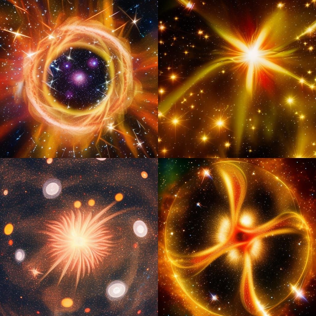 Cosmic Star Ablaze: Professional Photography