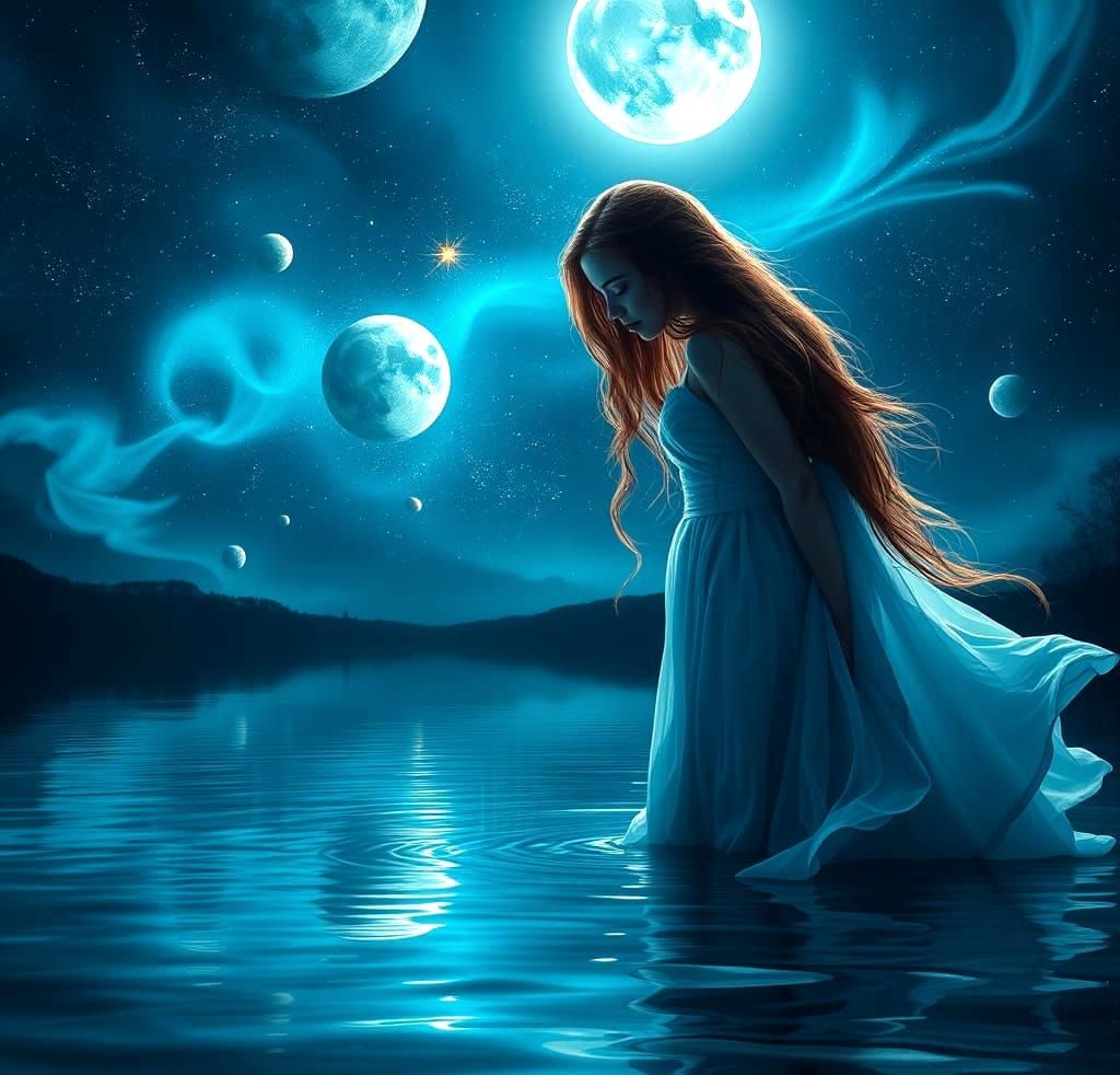 Stellar Child Reveals Celestial Pond