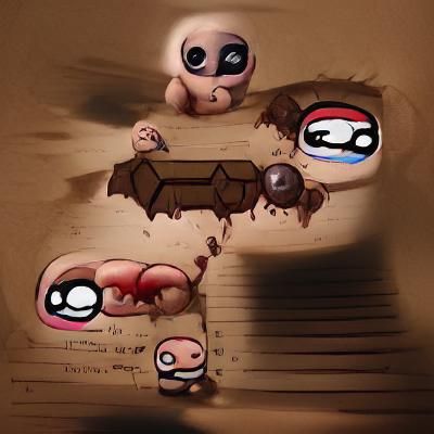 The Binding of Isaac Inspired Artwork