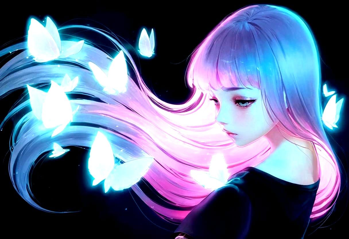 Ethereal Anime Concept Art in Hyper-Realistic 3D Style