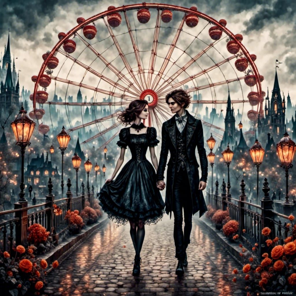 Gothic Romance in London: Tim Burton Style