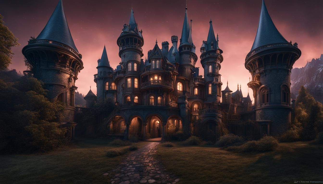 Victorian Castle Interior at Night: Photosphere