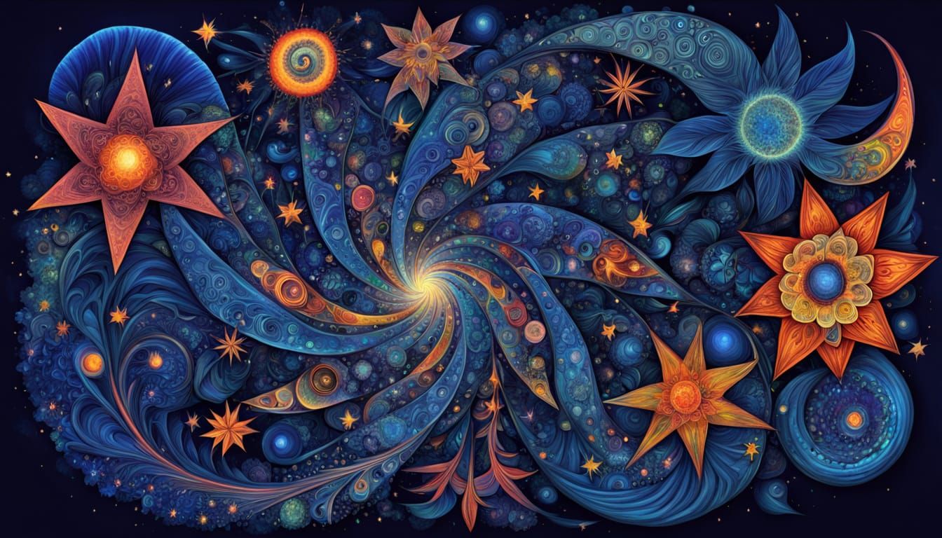 StarEvolvers AstroMagnetoSauri IX -inspiration and prompt by @bmotters