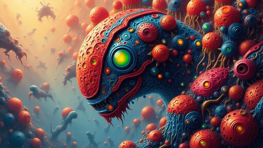 Androids in Whimsical Alien Flux