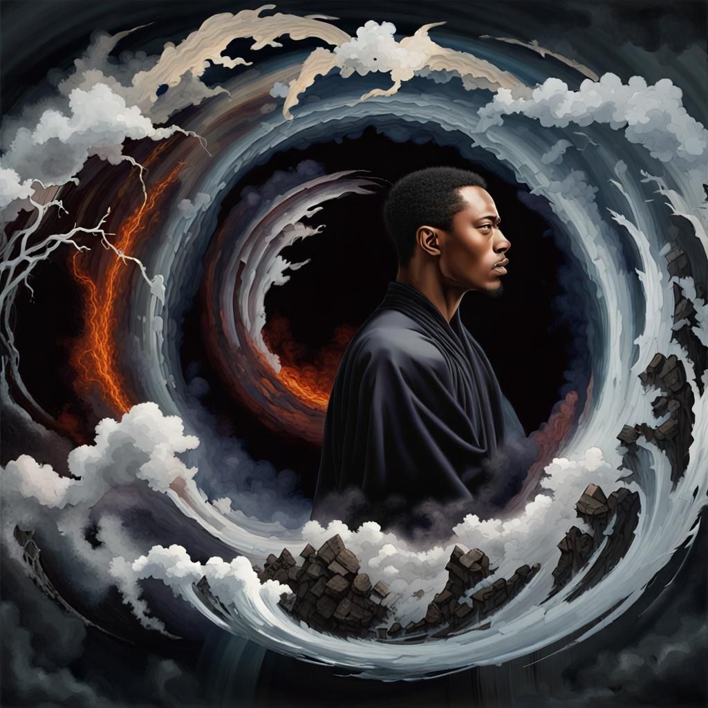 Cycle of Vengeance: Abstract Representation of Retribution