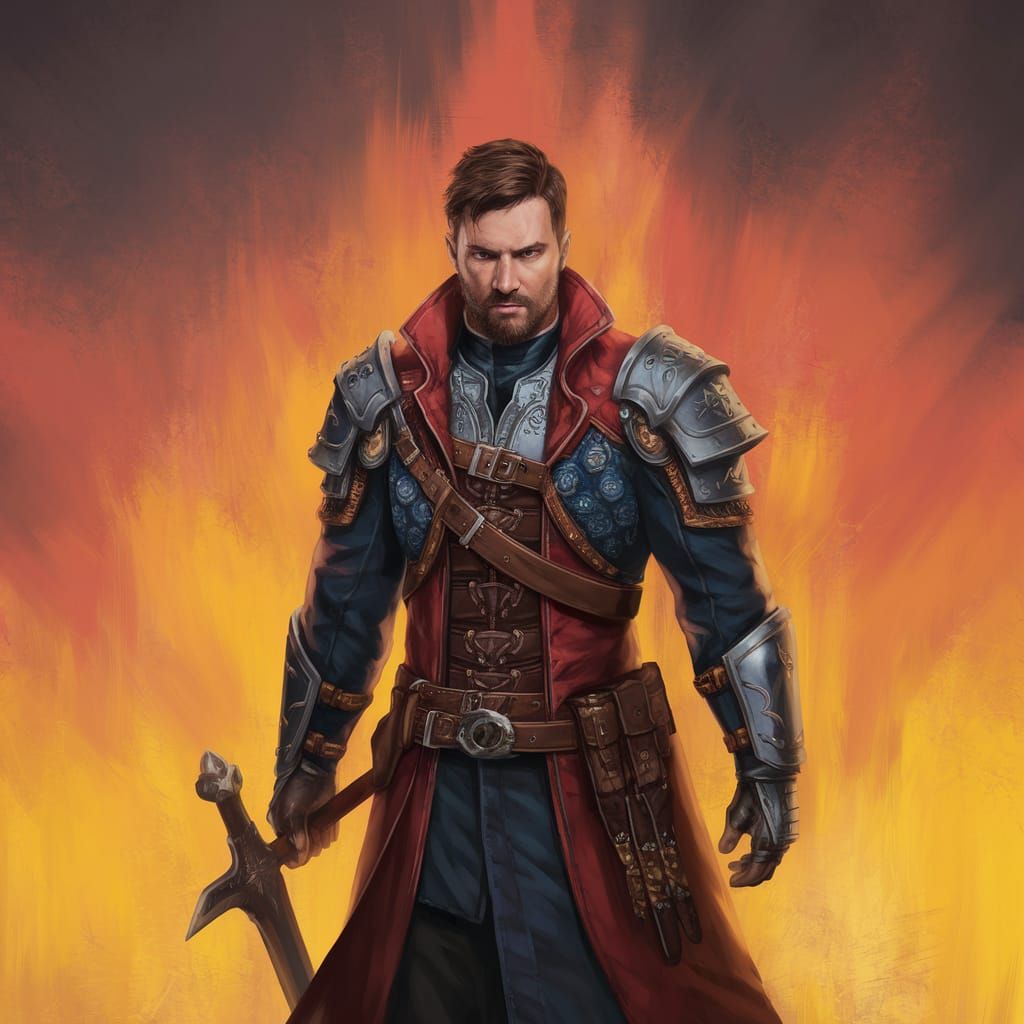 Grimdark Fantasy Landscape in Dark Color Palette