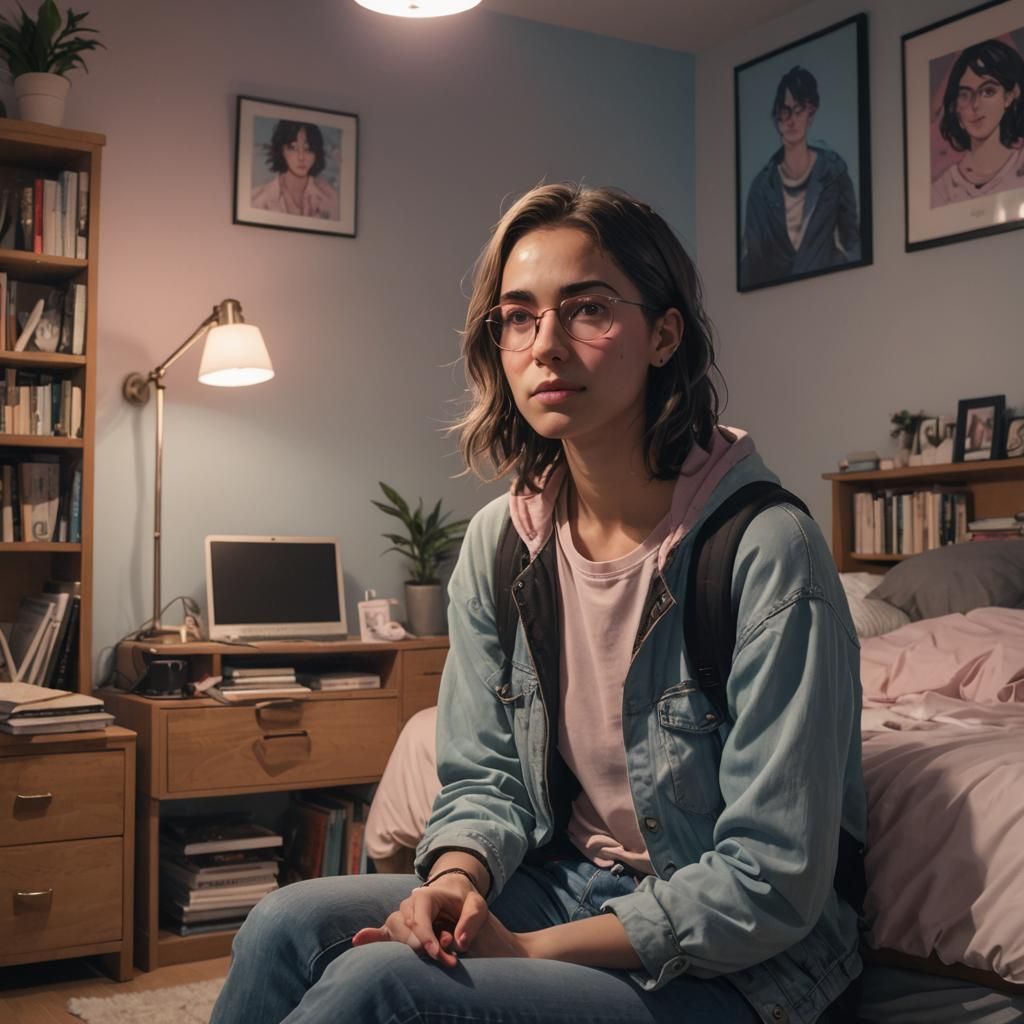 Webcomic Portrait of a Young Transgender Girl