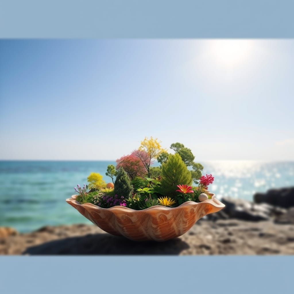 Seashell World: A Miniature Summer Paradise