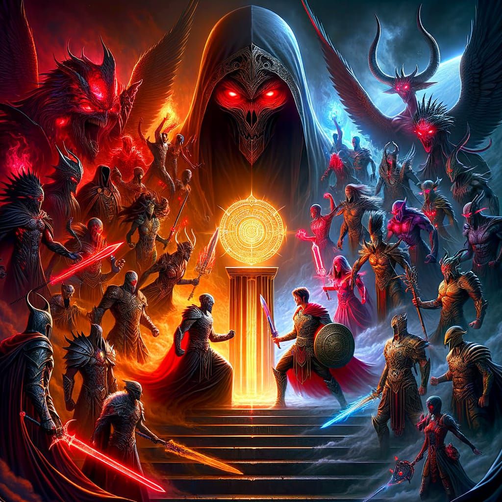 Heroes Stand Against Dark Forces in Epic Battle