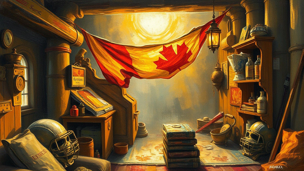 Golden Light Oil Painting in 19th-Century Style