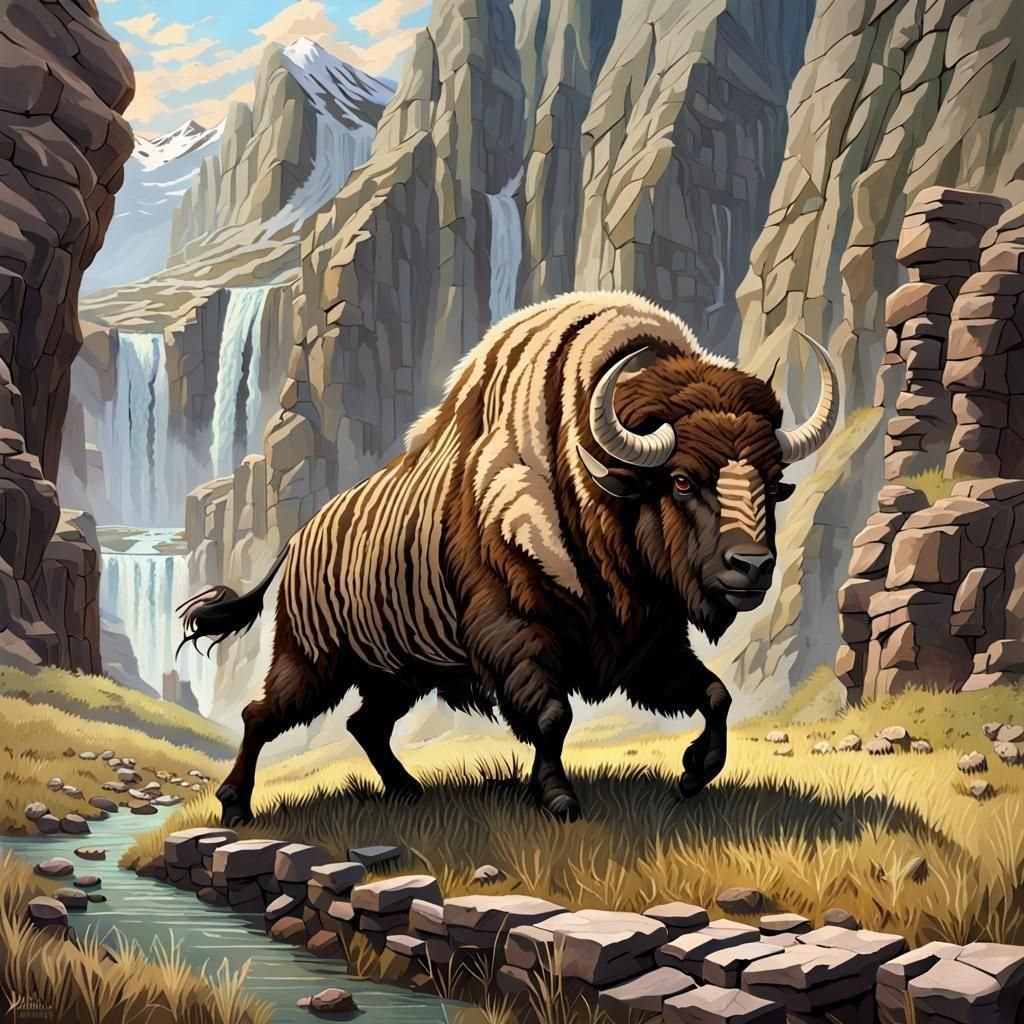 AI Generated Grasslands Background