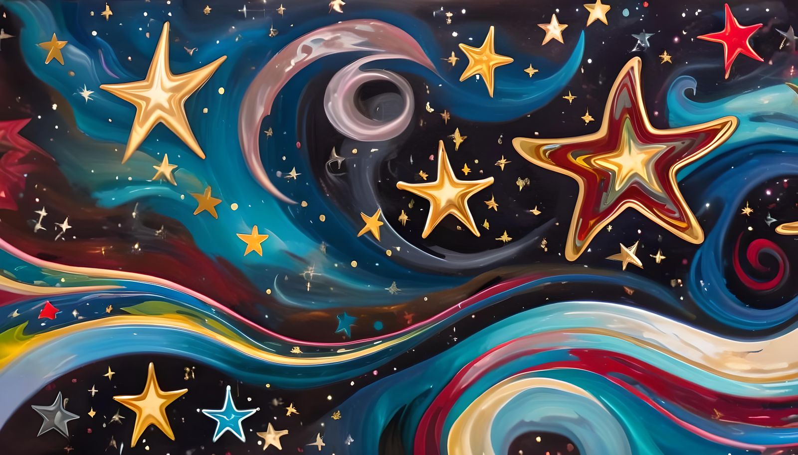 Electromagnetic Star Cluster Formation in Avant-Garde Style