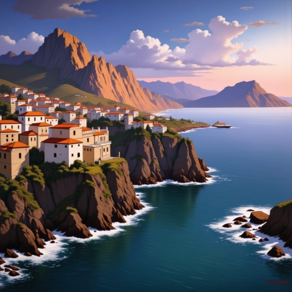 Vintage Poster: Greek Isles Cruise in 1920s Style