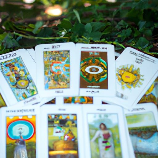 Oracle Cards in Professional Photography Style