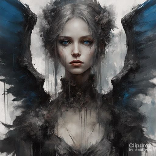 Angelic Lament: AI Interpretation