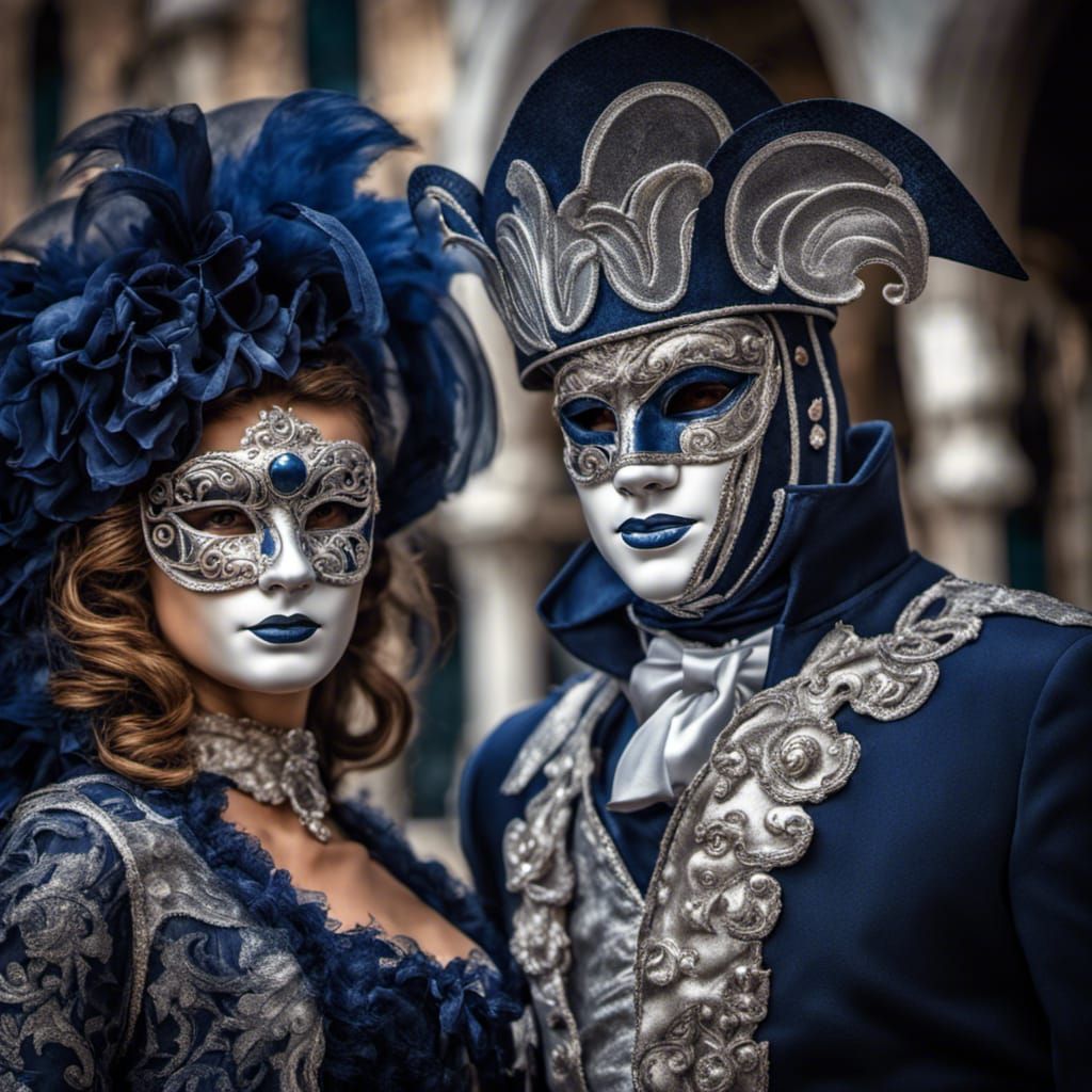 Columbina Butterfly Venetian Masks