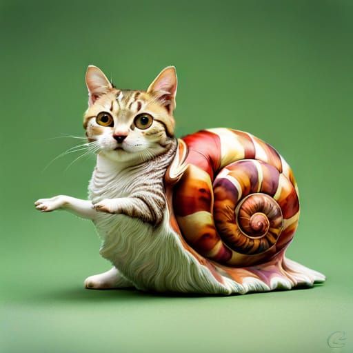 Snail cat