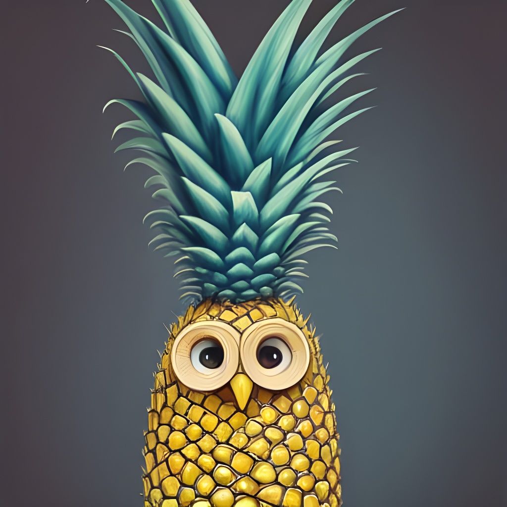 Cute Owl Pineapple