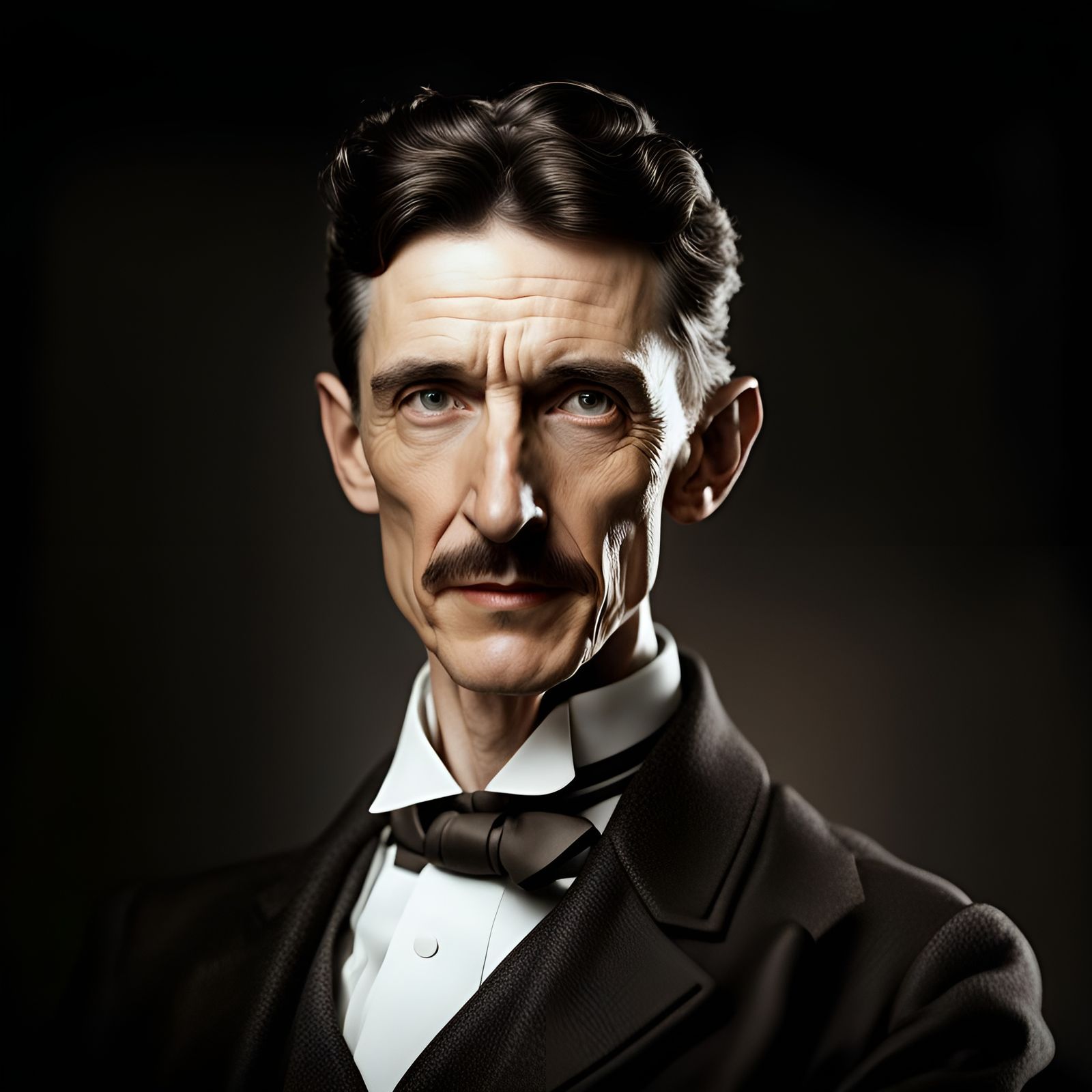 Nikola Tesla Extended: A 16:9 AI Expansion