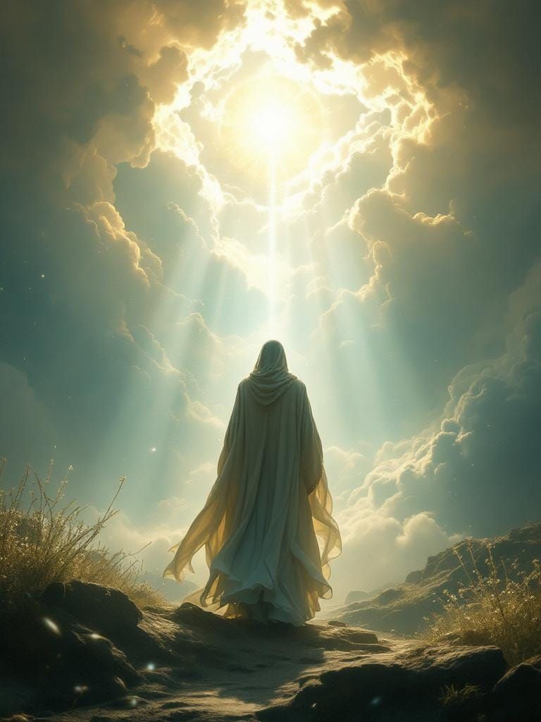 Mystical Stranger in a Divine Realm