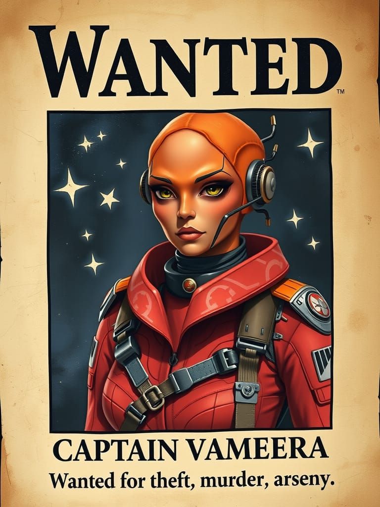 Sci-Fi Wanted Poster 3