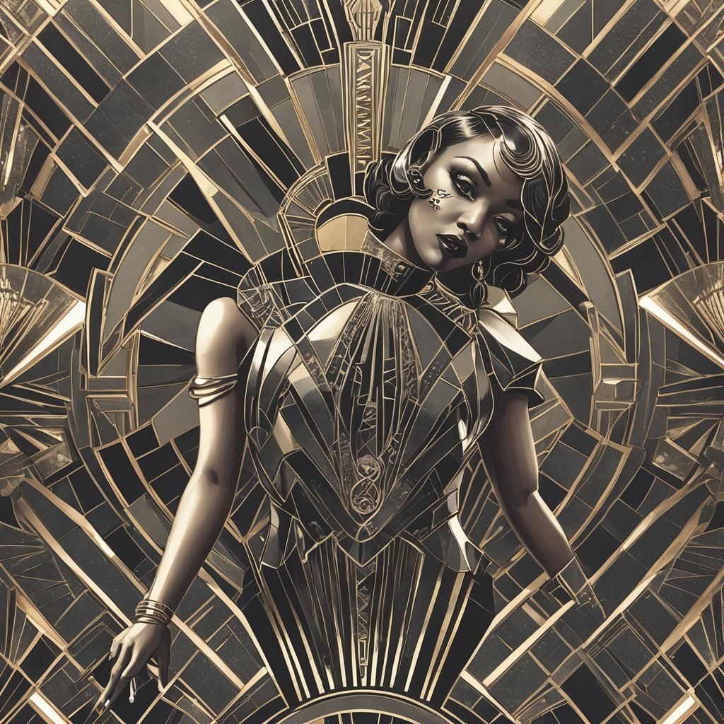 Shining Art Deco Scene in Unreal Engine 5