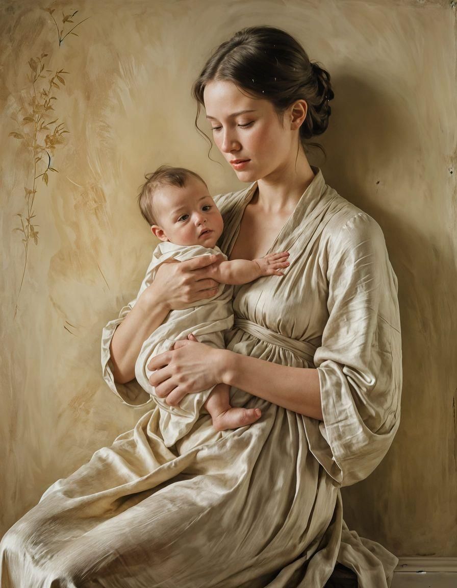 AI Image of Motherhood Concept