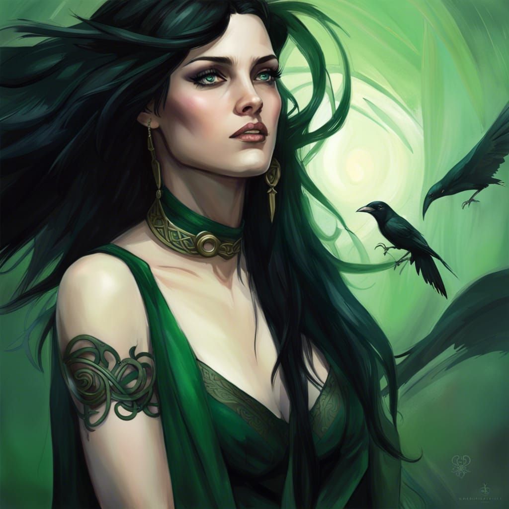 Morrigan a Celtic goddess