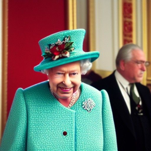 AI Portrait of Queen Elizabeth II