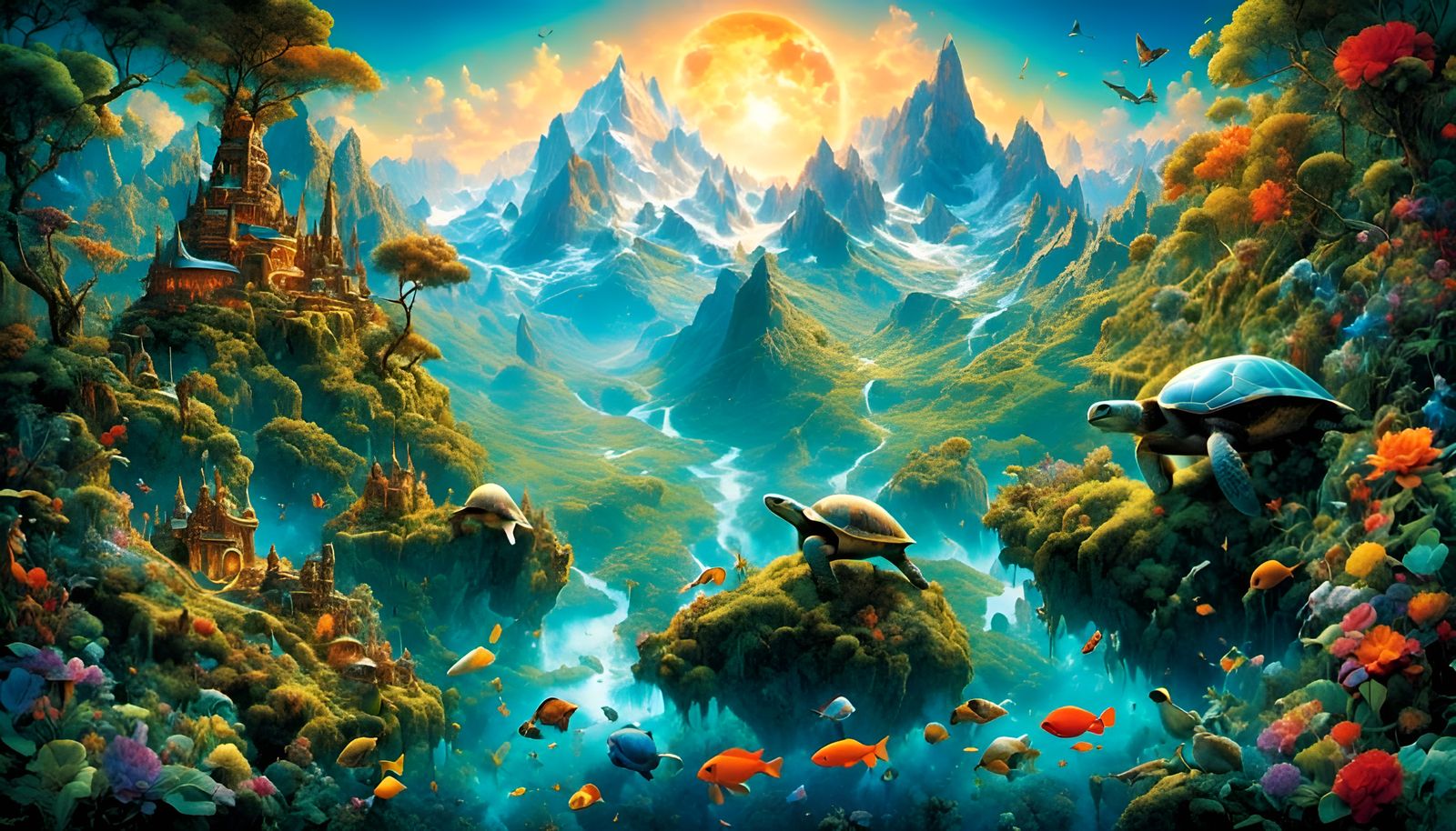 Biopunk Hellscape Teeming with Life on World Map