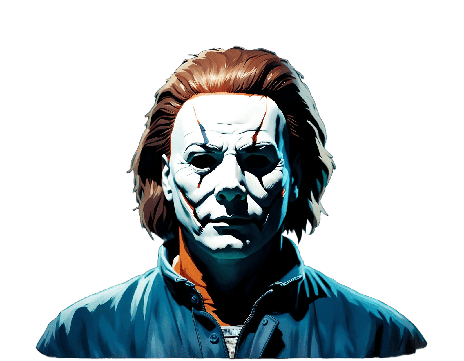 Michael Myers Polaroid Portrait in 8k Resolution