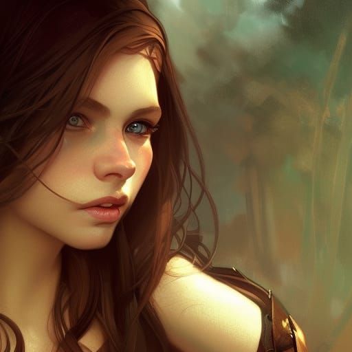 Mischievous Elf Portrait in Hyperdetailed Style