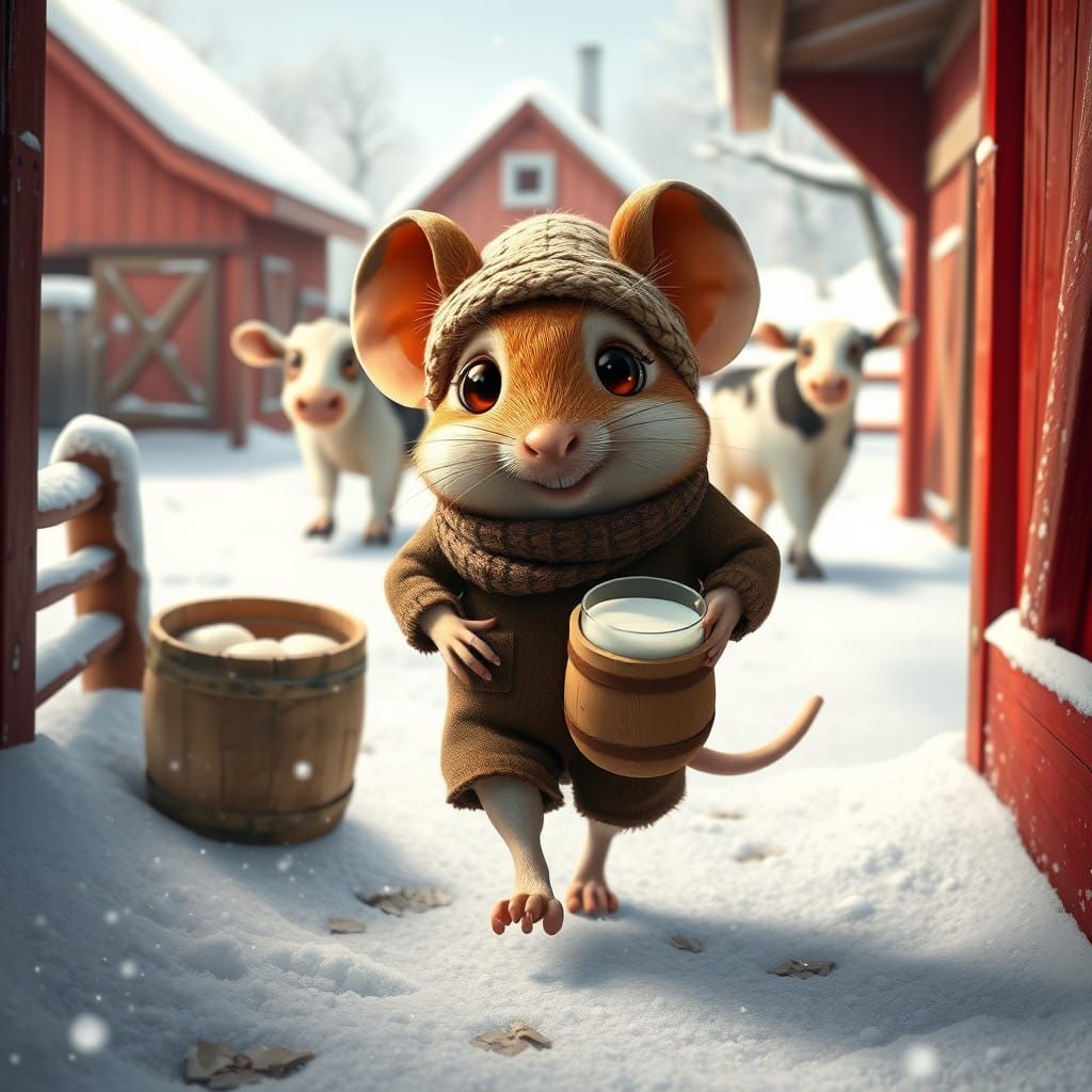 Barnyard Dawn: A Day in the Life of Farmer Mice