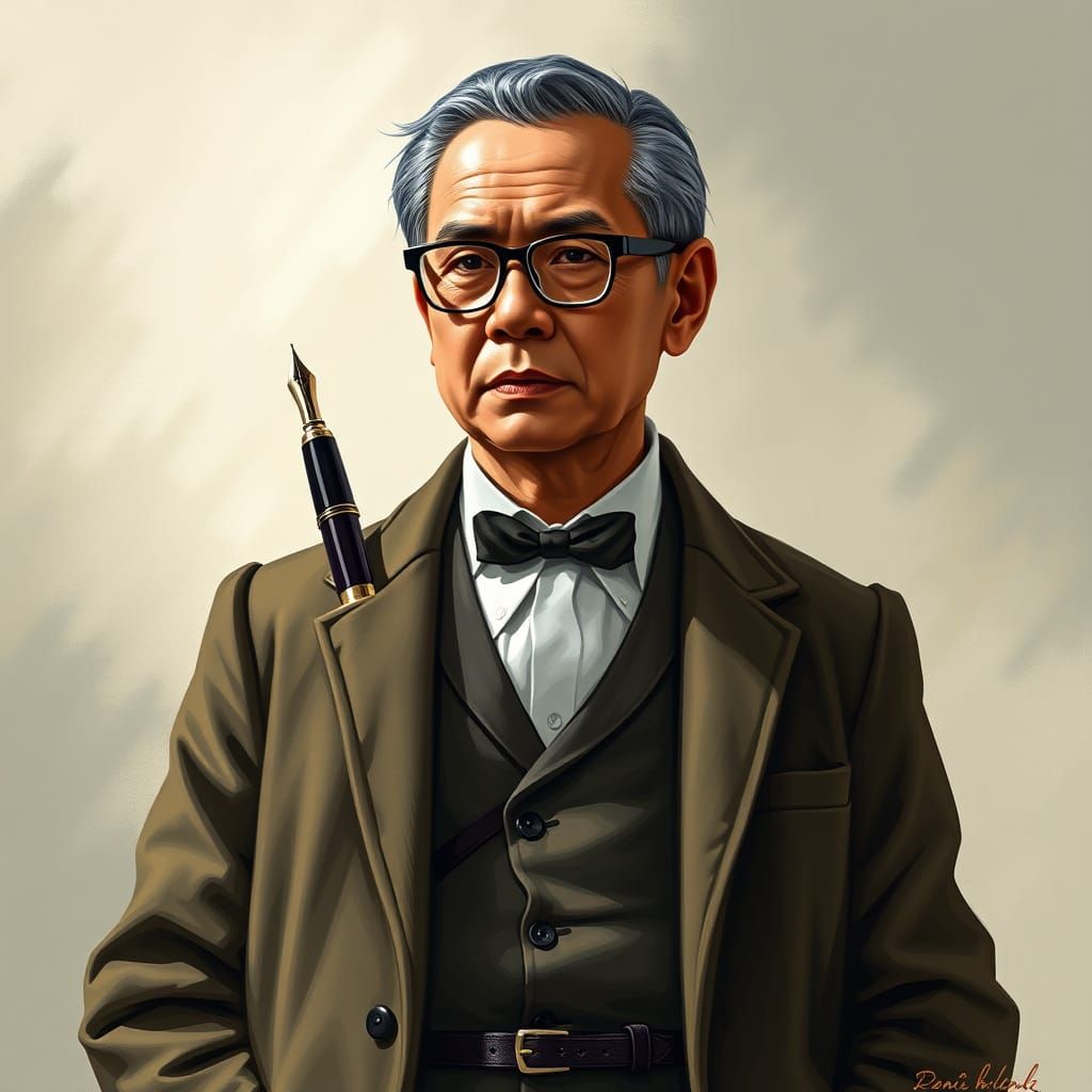 Eloquently Mad Academic Chancellor in Barong and Tweed