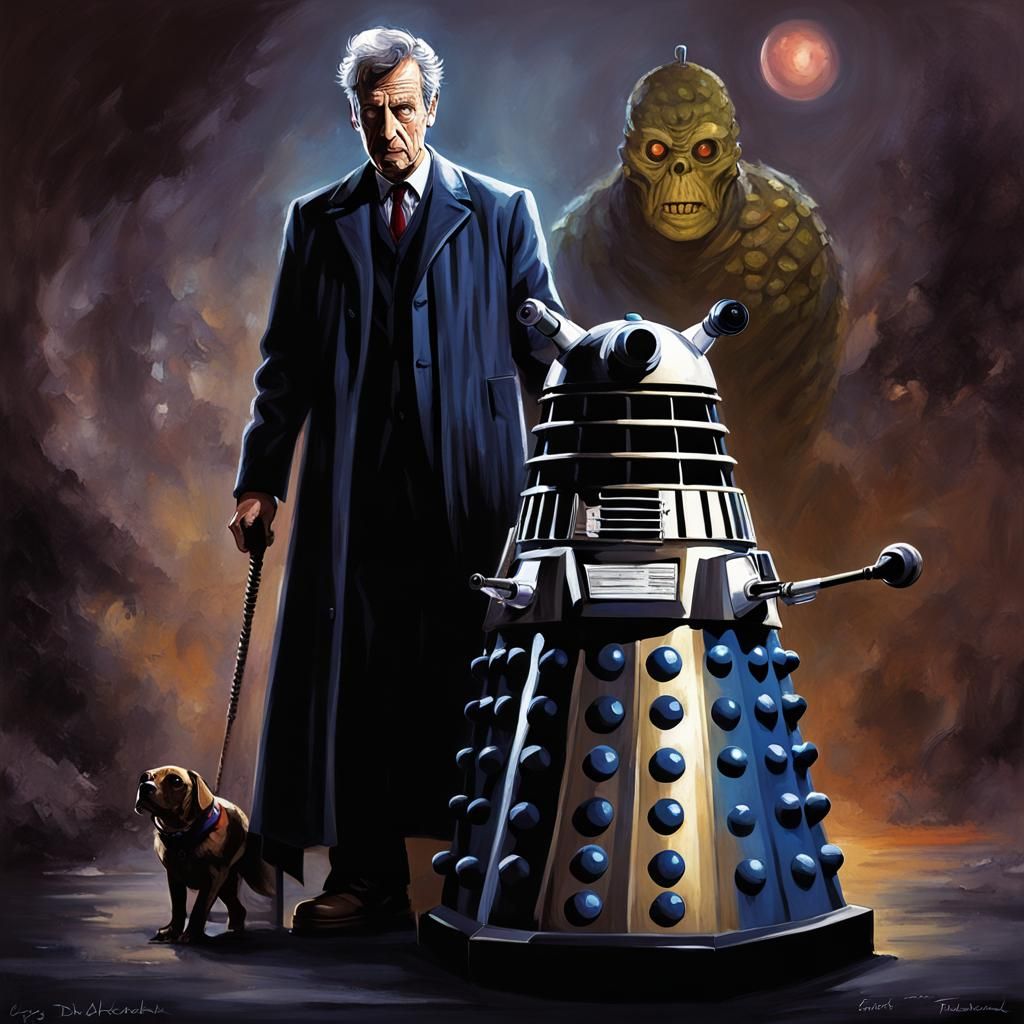 Dr. Who and a Sinister Dalek Pet